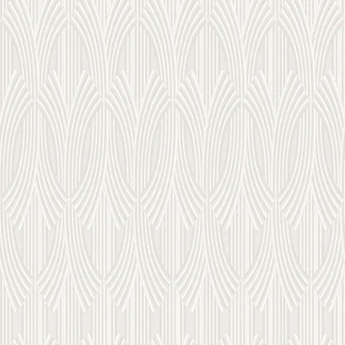 White Embossed Wallpaper – Glittering Serenity (24102-1)
